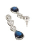 Silver Plated Pear Shaped CZ Studded luxe Minimal jewellery Set