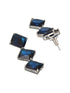 Silver Plated Blue CZ studded Minimal Jewellery Set