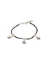Set Of 3 Oxidised Silver Plated Payal Anklet