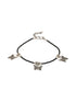 Set Of 3 Oxidised Silver Plated Payal Anklet