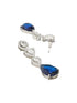 Silver Plated Pear Shaped CZ Studded luxe Minimal jewellery Set