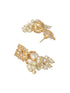 Gold Toned Pearl Beaded Minimal Choker Jewellery Set