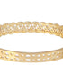 Gold Plated CZ Studded Minimal Bangle Bracelet