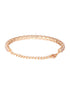 Gold Toned White AD Studded Minimal Tennis Bracelet