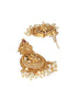 Gold Plated Zircon Studded Lakshmi Ji Necklace Jewellery set