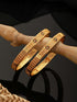set Of 2 Gold Plated Multi colored Floral Designer Handcrafted Bangles