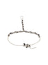 Silver Oxidised Stone Studded Foot Harnass Anklet Payel