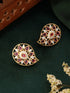 Gold Plated Red Kemp Mango Minimal Studds Earrings