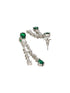 Silver Plated Green AD Multilayered Luxe Bridal Jewellery Set