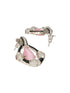 Black Enamelled Pink AD Minimal Tear Shaped Designer Earrings