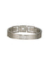 Silver Toned CZ Studded Luxe Trendy Bangle Kada Bracelet