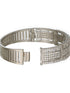 Silver Toned CZ Studded Luxe Trendy Bangle Kada Bracelet