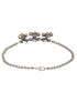 Set Of 2 Oxidised Silver Plated Blue Stone Payal Anklet