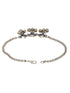 Set Of 2 Oxidised Silver Plated Blue Stone Payal Anklet