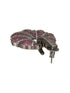 Silver Toned Red AD Studded Designer Luxe Floral Chandelier Hoop Earrings