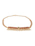 Gold Plated Jadau Studded Pearl Beaded Multicoloured Delicate Chain Choker Jewellery Set
