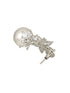 Silver Plated Zercon studded Minimal delicate Floral drop Earringa