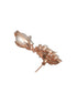 Rose Gold Plated Pearl Beaded Designer Luxe Earrings