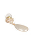 Gold Plated Tear Drop Pearl Studded Luxe Minimal Drop Earrings
