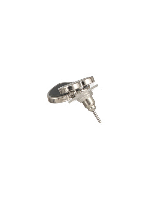 Anti-Tarnish Silver Plated Heart shaped Studds Minimal Earrings