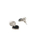 Anti-Tarnish Silver Plated Heart shaped Studds Minimal Earrings