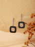 Anti-Tarnish Silver Plated Square Minimal Hoop Earrings