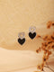 Anti-Tarnish Silver Plated Heart shaped Studds Minimal Earrings