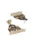 Dual Toned Oxidised Silver Lookalike Pearl Beaded Hasli Deer Motif Designer Jewellery Set