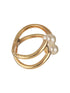 Anti-Tarnish Gold Plated Big Pearl Studded Cuff Kada Bracelet