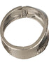 Anti-Tarnish Silver Plated Molten Cuff Bracelet