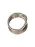 Anti-Tarnish Silver Plated Molten Cuff Bracelet