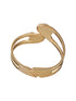 Anti-Tarnish 18k Gold Plated Pearl Studded Cuff Bangle Bracelet