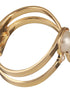 Anti-Tarnish 18k Gold Plated Pearl Studded Cuff Bangle Bracelet