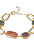 Anti-tarnish 18k Gold Plated Link Chain Trendy Bracelet