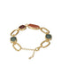 Anti-tarnish 18k Gold Plated Link Chain Trendy Bracelet