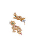 Gold Plated Fusion Stone Studded Pendant Long Maala Bridal Jewellery Set
