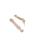 Rose Gold Plated Zircon Studded Luxe Pendant Necklace jewellery Set