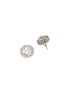 Silver Plated AD Studded Luxe Solitaire Studds Earrings