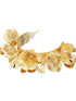 Anti-Tarnish Gold Plated Quirky Statement Hoops Earrings