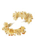 Anti-Tarnish Gold Plated Quirky Statement Hoops Earrings