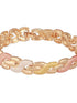 Anti-Tarnish Rose Gold Plated Link Combo Jewellery Set