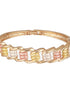 Anti-Tarnish Rose Gold Plated Tricolor Combo Jewellery Set