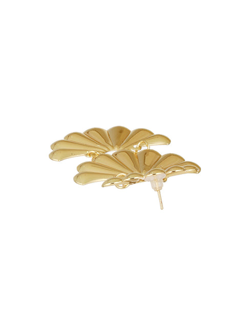 Anti-Tarnish Gold Plated Shell Shaped Drop Earrings