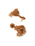 Gold Plated Peacock Figure temple Jhumka Earrings