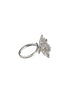 Silver Plated AD Studded Rose Statement Combo Jewellery Set