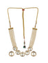 Victorian Dual Tone Uncut Polki Pearl Beaded Choker jewellery Set