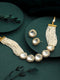 Victorian Dual Tone Uncut Polki Pearl Beaded Choker jewellery Set