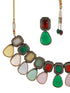 Gold Plated Multi Polki Kundan Studded Pearl Beaded Jewellery Set