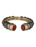 Enamelled Multi AD Studded Statement Cuff