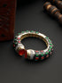 Enamelled Multi AD Studded Statement Cuff